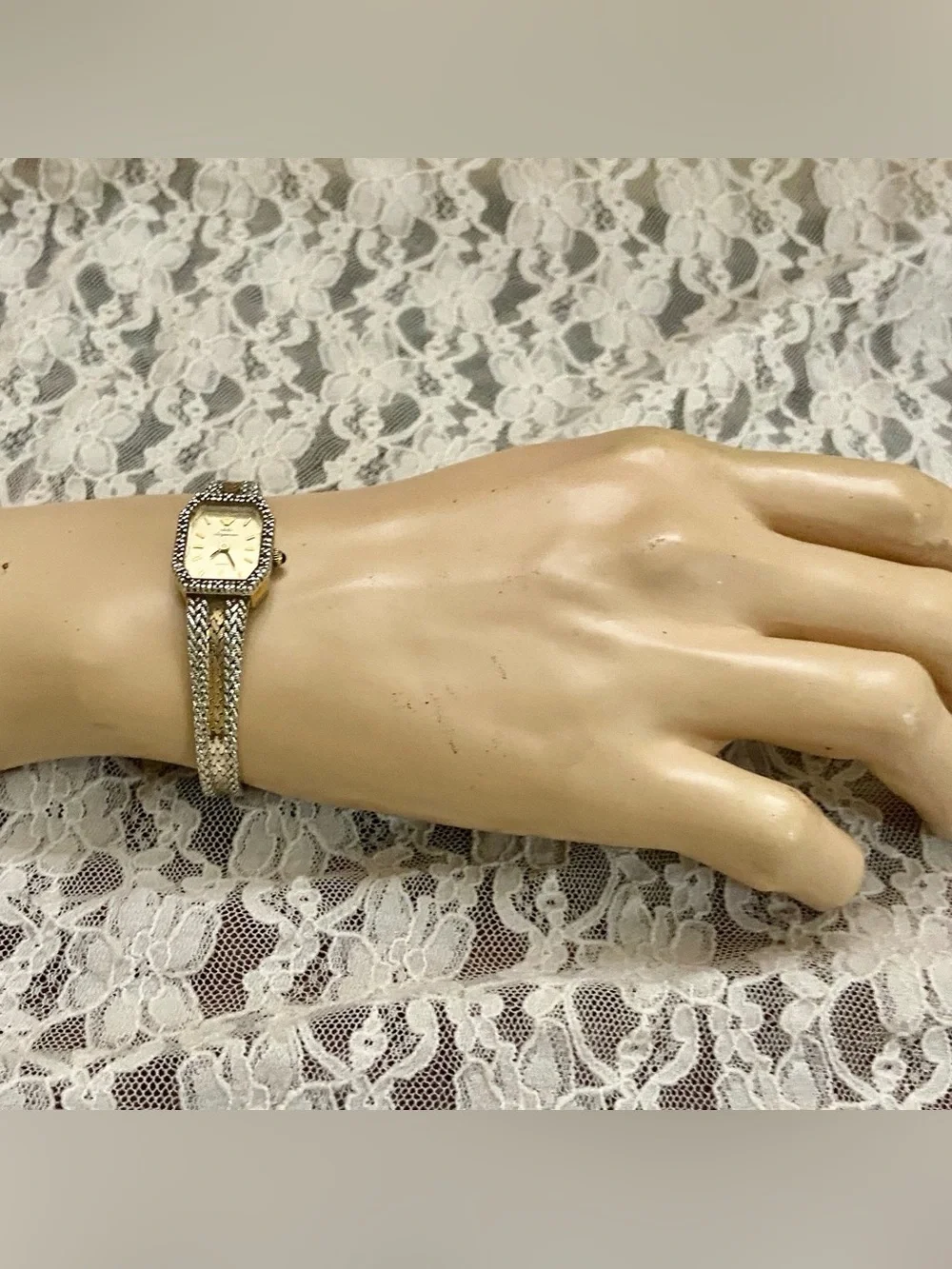 Jules Jurgensen Swiss Made, Silver-Gold Quartz Ladies Watch 6926